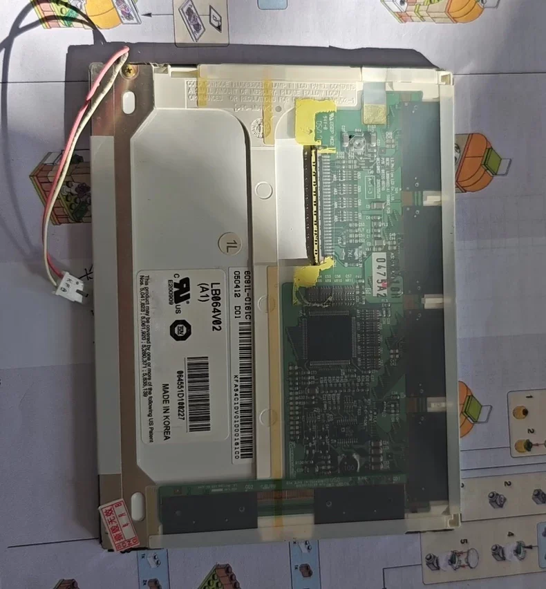 6.4-inch LB064V02-A1 Lcd Screen Test normal before sending