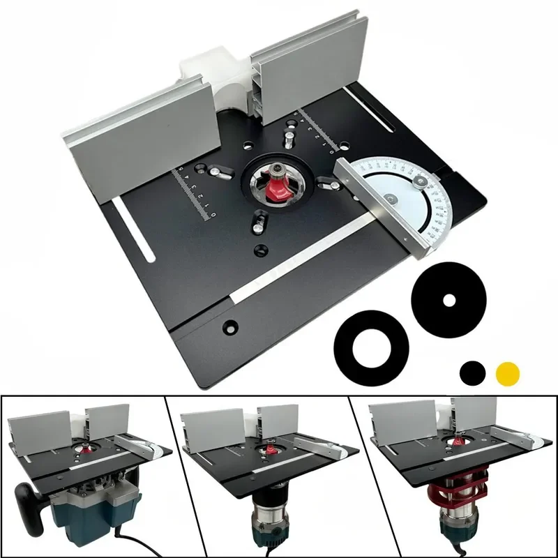 Woodworking Aluminum Alloy Flip Chip Board Bakelite Milling Countertop Backer Push Ruler Trimming Machine Large Gong S8