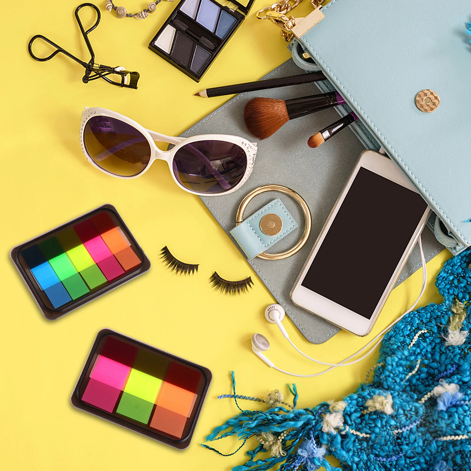 6 قطعة جدول مخطط مؤشر علامات التبويب للطلاب الكتب التقارير أغطية المذكرات المجلات تذكير تسميات ملصقات المدرسة المكتبية #1