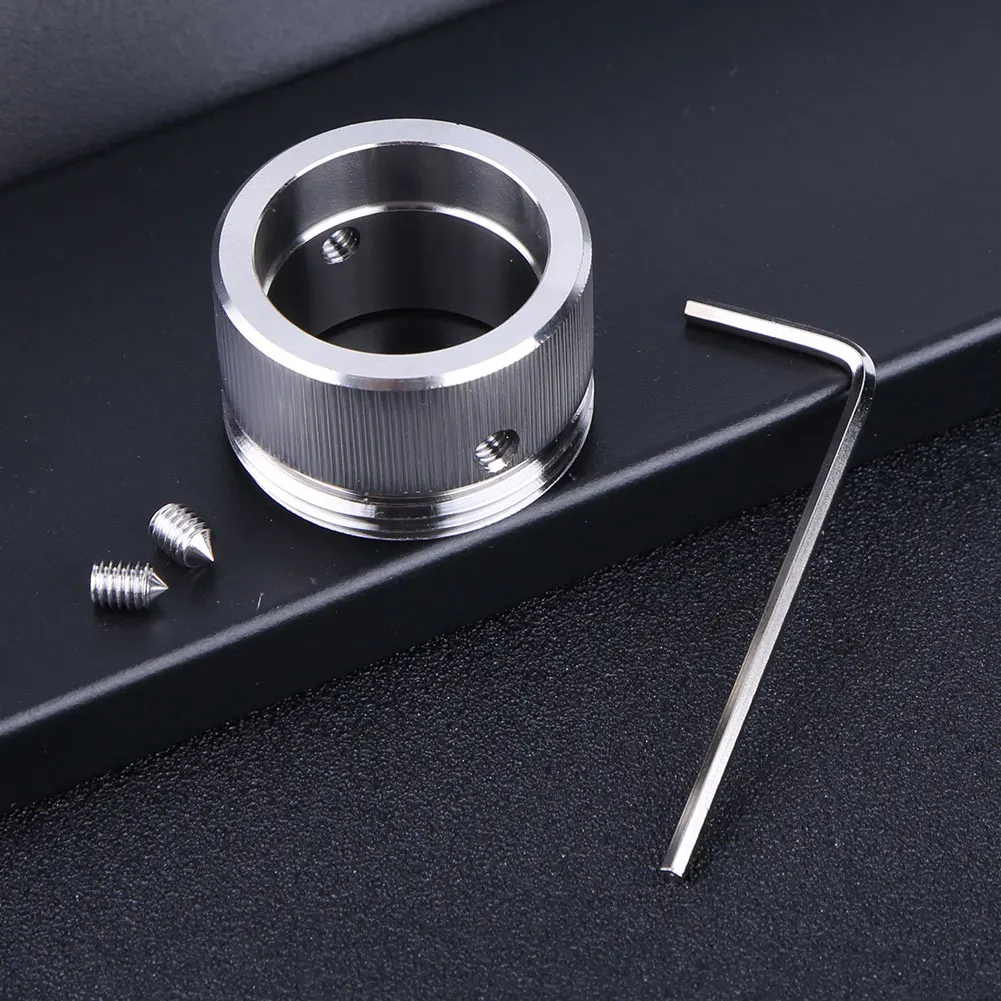 1-5 conjuntos de adaptador de válvula de aquecimento m30x1.5 adaptador de cabeça de termostato de válvula de radiador de aço inoxidável com tira para válvula ra rav ravl