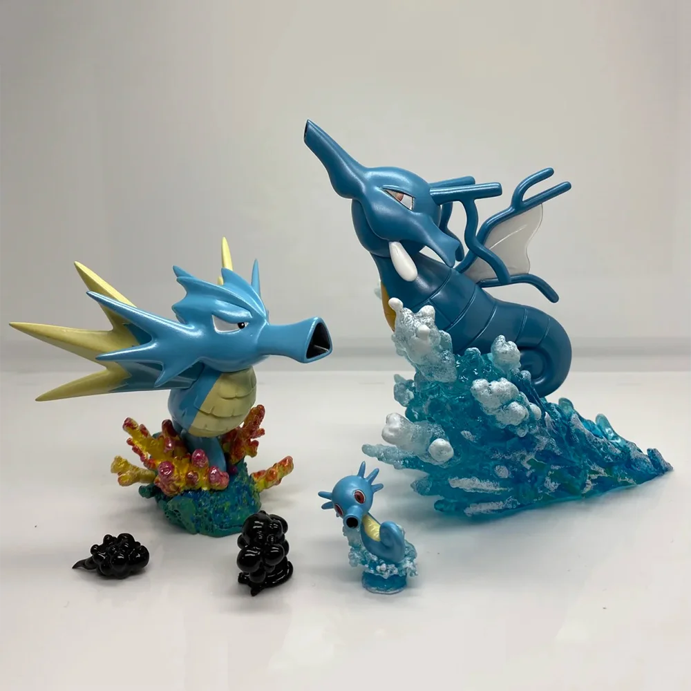 Pokemon Figure 116 Horsea 117 Seadra 230 Kingdra Action Figures 1/20 Figurine Cartoon Decor Collectible Model Toys Girl Boy Gift