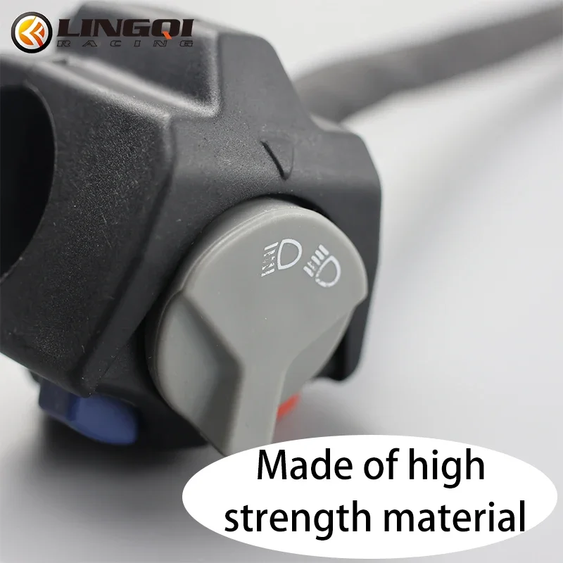 قطع غيار الدراجات النارية Flameout كاتب وقف التبديل ل الترابية دراجة الطرق غير الممهدة تشغيل/إيقاف ثلاثة وظيفة مفتاح بـزر دفع دراجة نارية الملحقات