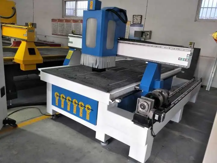 Multi-function wood cnc router 1325 for door and chair making with vacuum table and dust collector/wood carving cnc machine