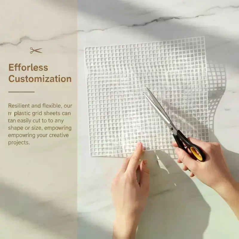 DIY Embroidery Tool Kit Plastic Mesh Black Handwoven Bag Wallet Making Home Art Craft Project Supplies Beginner Starter Gift