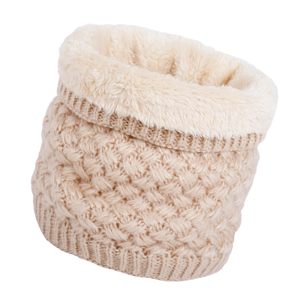 

Fleece Cover Adult Neck Warmer Winter Knitted Gaiter Thicken Warmers Women Soft Lightweight Durable Single Loop Design