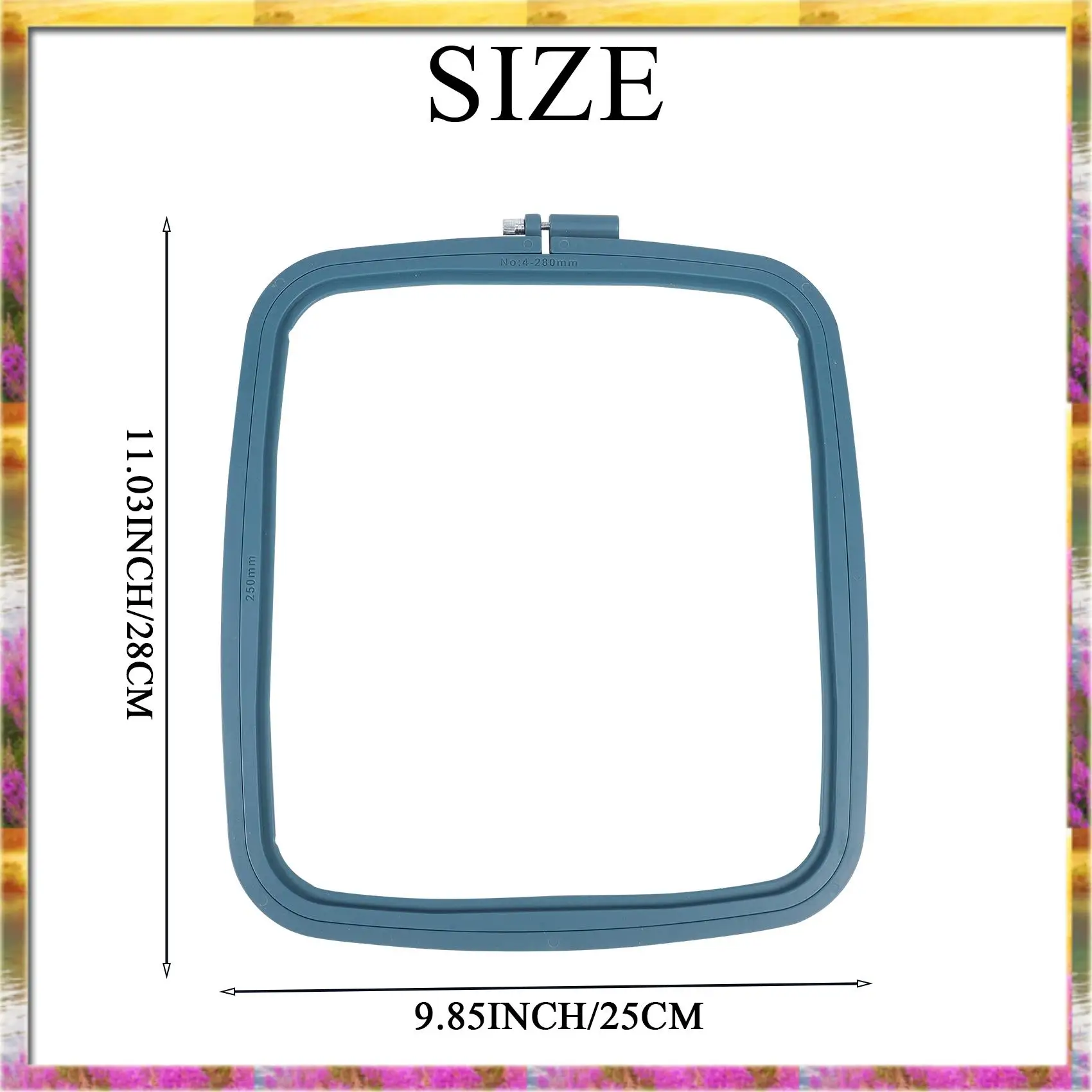 

【AB07 Цена 】5 шт. пяльцы для вышивания прямоугольная рамка для вышивания крестиком пяльцы швейный инструмент для художественного ремесла удобное шитье, с нужна