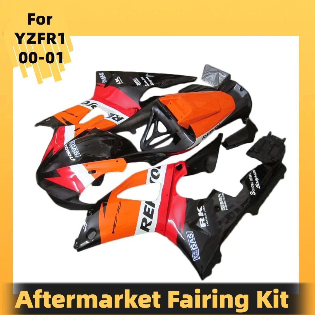 ABS Fairings for Yamaha YZFR1 2000 2001 High Quality Injection Racing version Motorcycle Accessories Shell Fairing Kit yzf r1