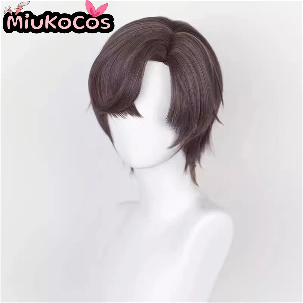 IN STOCK Artem Wing Cosplay Wig MiukoCosplay Game Tears of Themis Cosplay Brown Color Hair