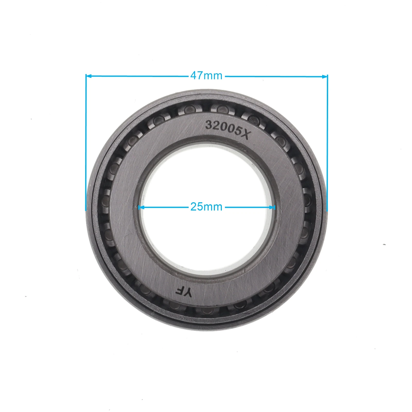 1PCS 47*25mm Pressure Bearing 32005X Head Stem Taper Roller Steering Bearings