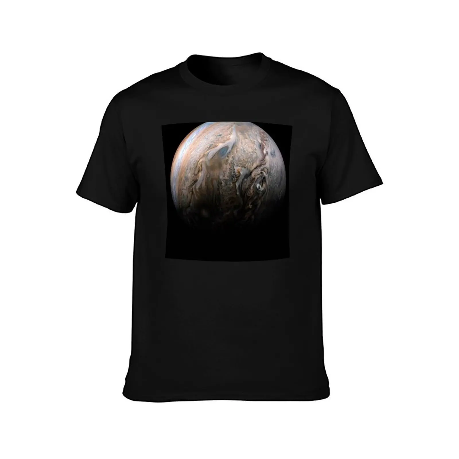 Jupiter's stormy Northern hemisphere Jovian Jet stream detail T-Shirt Plus Size Loose Fit T-Shirt