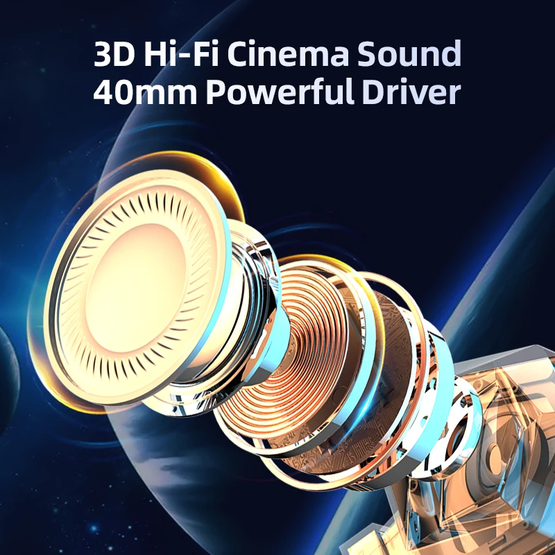 Cuffie cuffie da gioco cablate da 3.5mm auricolari musica per PS4 Play Station 4 Game PC Chat computer con microfono