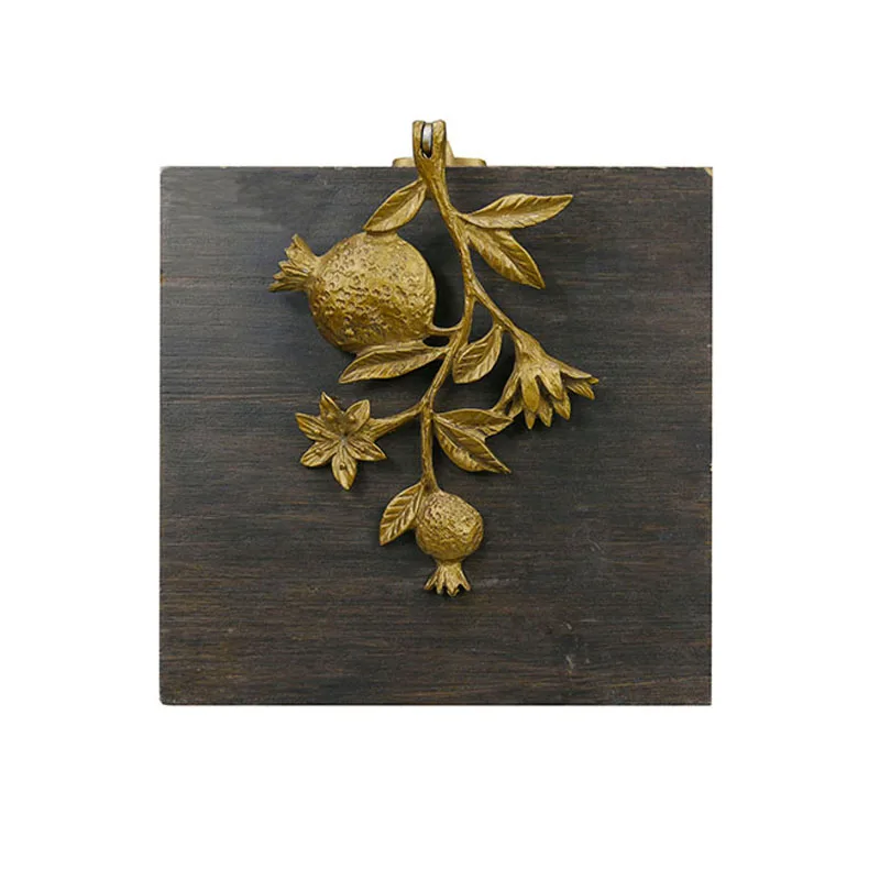 Light Luxury Golden Flower Wood Napkin Holder Classic Dining Table Decor Desktop Tissue Holder Home Decoration Napkin Box Holder