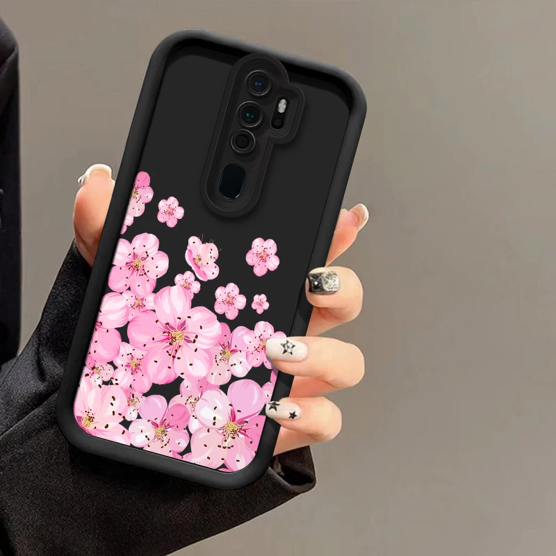 Phone Case For OPPO Realme 13 Pro Plus 12 Lite 15 Pro 14 9 8 8i 7 7i 6i 5i 5 11 4G 5G Soft Silicone Matte Flower Print Cover #5