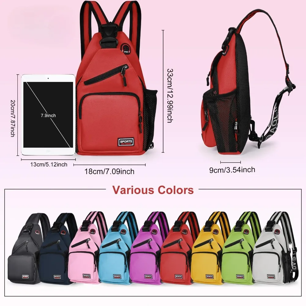 New Shoulder Bag Man 2025 Casual Chest Business Male MultiFunctional Women Backpack Cycling Sports Rucksack Travel Pack