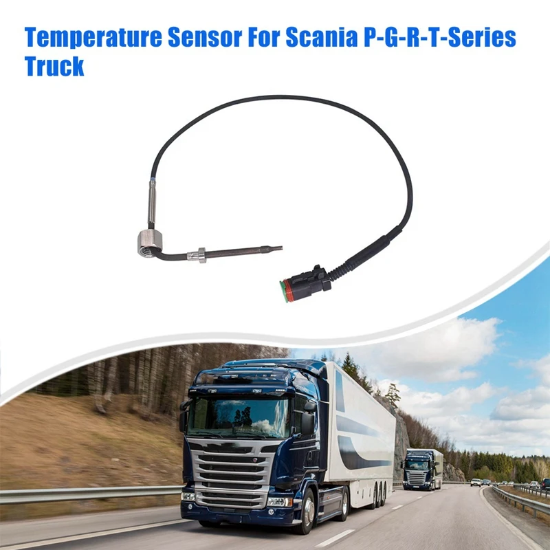 1 Piece 1882567 Exhaust Gas Temperature Sensor ABS+Metal Auto Parts For Scania P-/G-/R-/T-Series Truck Bus 2265872 2253825 New