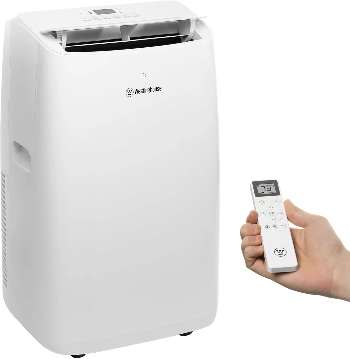 14,000 BTU Air Conditioner with Heat Mode, WiFi Enabled, Remote Controlled, Dehumidifier, 3-Speed Fan, Programmable