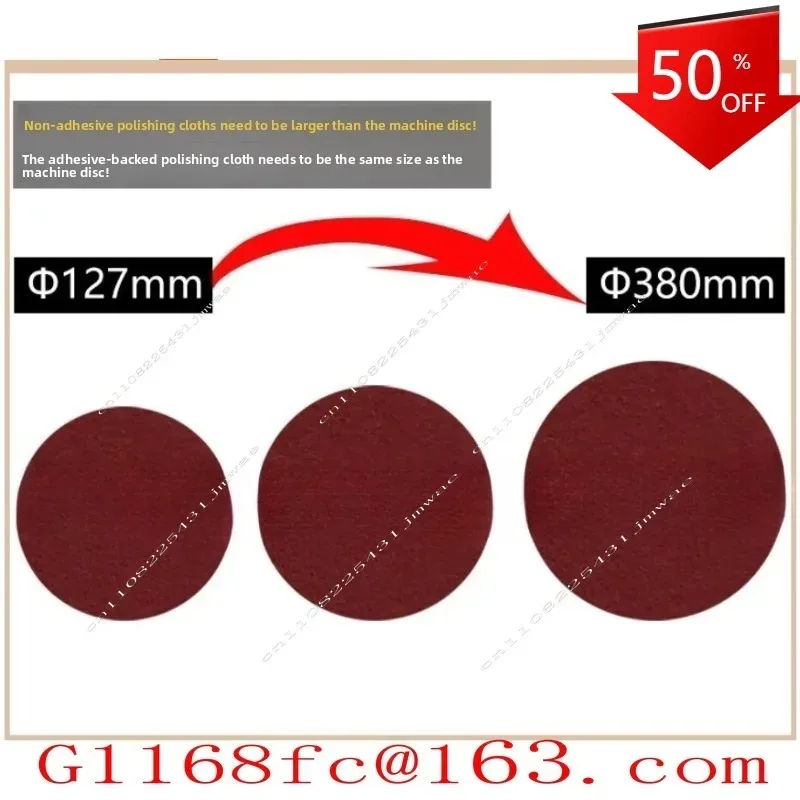 1pcs Solid Circle Silk Polishing Cloth Coated with Oxidized Polymer Replaces ATM Metallographic Precision Mirror Polishing Cloth