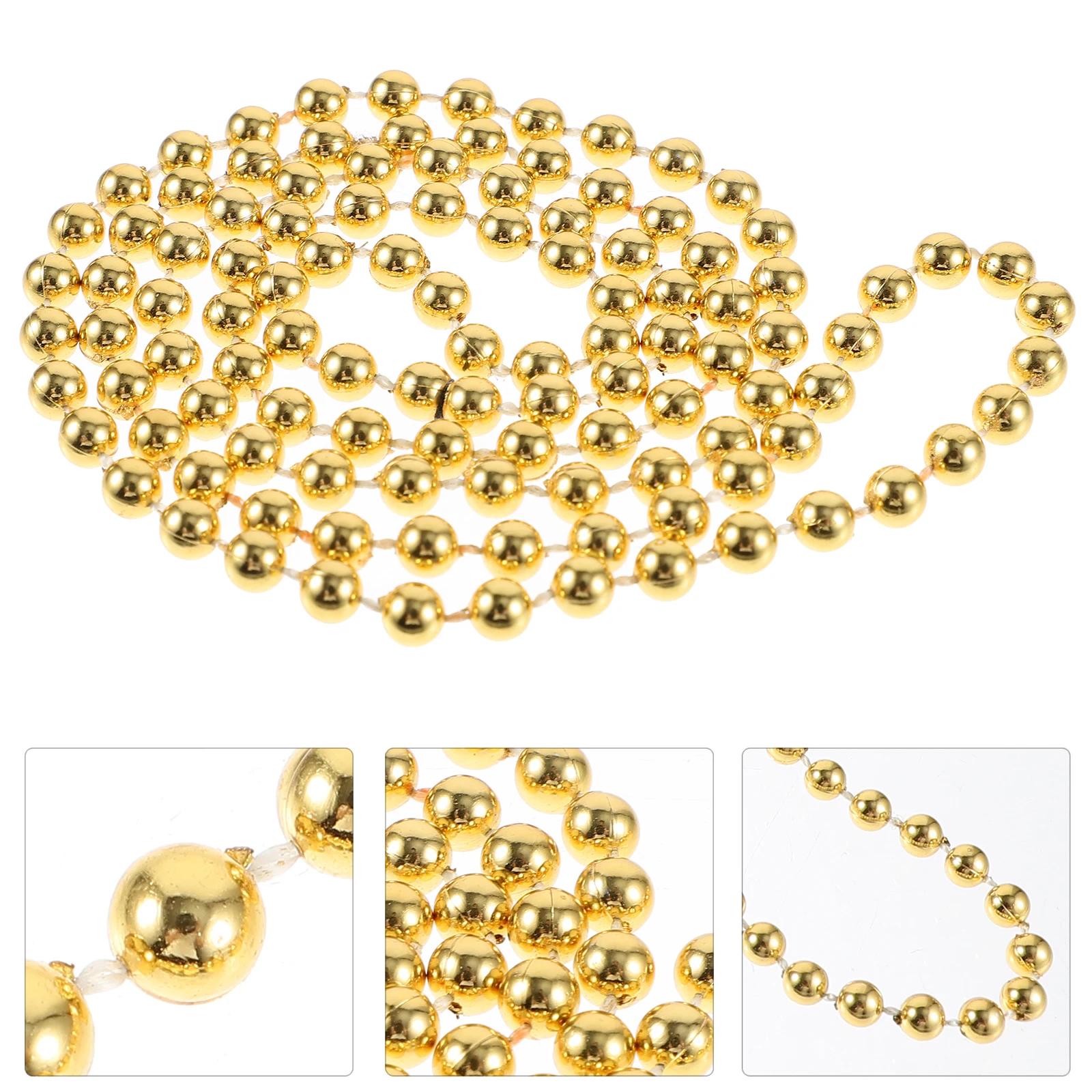 

5 Pcs Necklace Bead Chain Pendant Beads Party Beaded Carnival Festival Necklaces