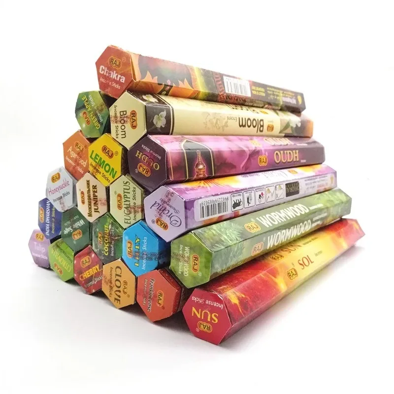 1 Box Incense stick White Sage Incense Indian Incense Family Bedroom Meditation Yoga Fresh Air Incense/sleep Aid Joss Stick