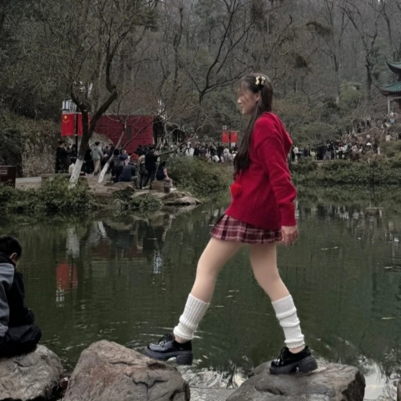 جديد النمط الأجنبي فضفاض وكسول معطف بقلنسوة تنوعا منقوشة تنورة قطعتين مجموعة رائعة بسيطة موضة الاتجاه شخصية #1