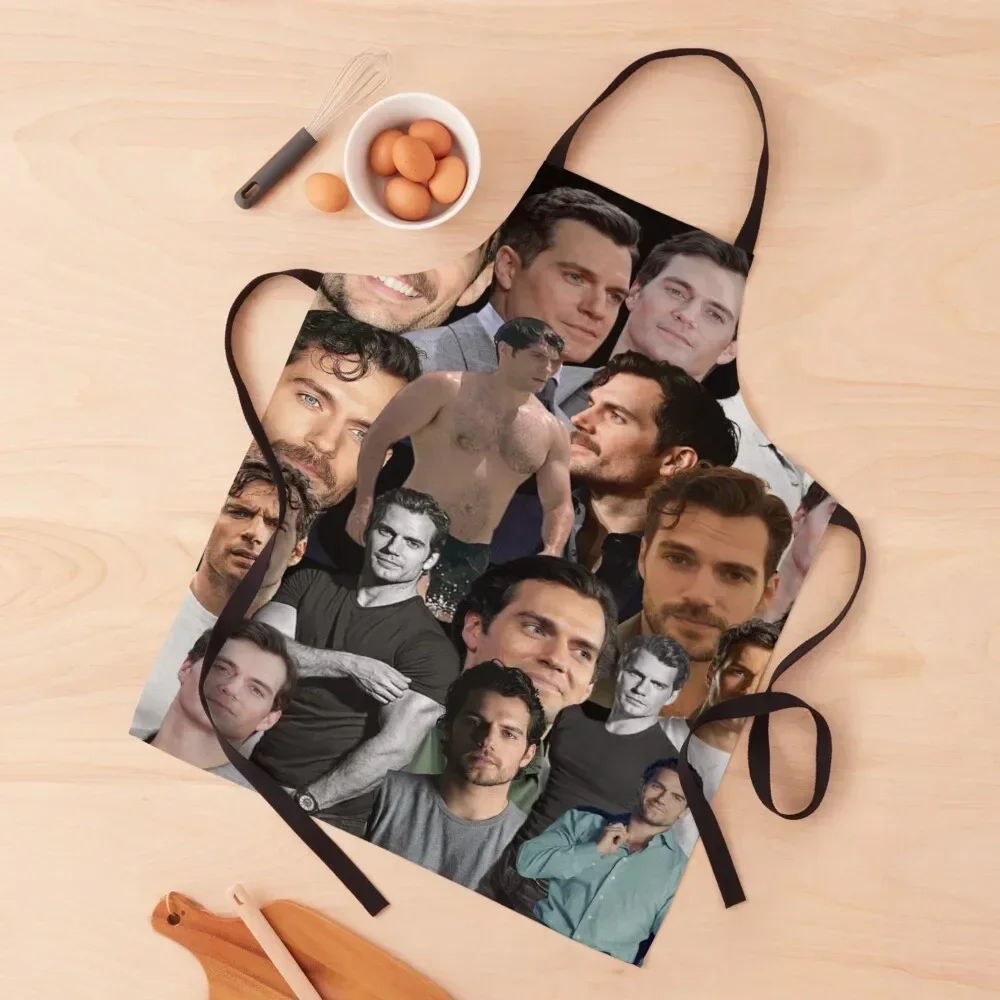 

henry cavill photo collage Apron Home Supplies Cooking Clothes Apron