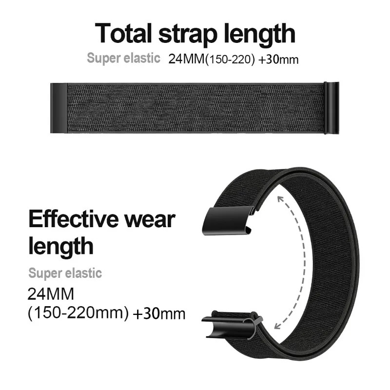 Compatible for Whoop 4.0/5.0 Nylon Fitness Band Breathable Adjustable Sports Wristband Soft Protector Tracker Strap