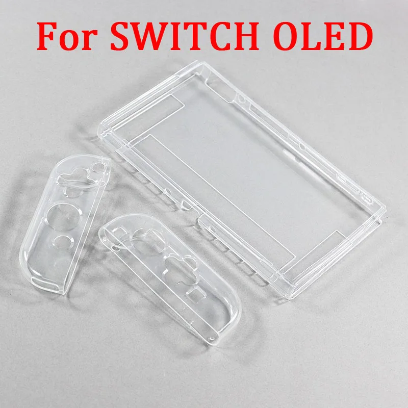 

1PC TPU Soft Transparent Shell Protective Case Clear Frame Protector Case For Nintendo Switch Oled Game Console Accessories