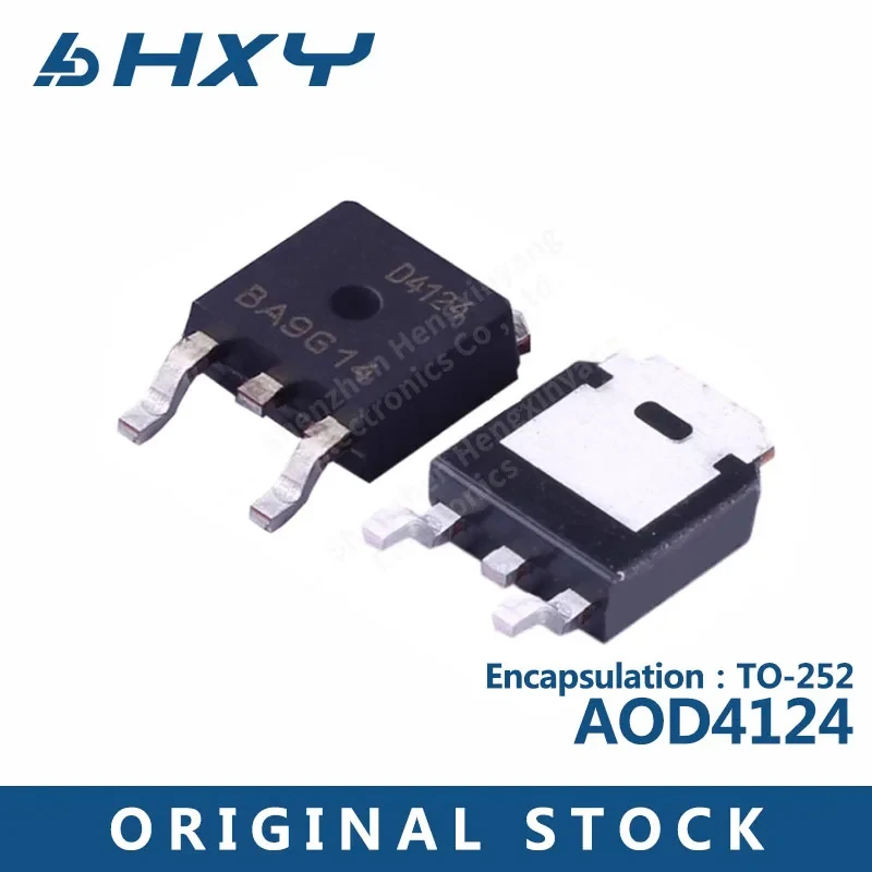 10PCS AOD4124 TO 252 original MOSFET N100V54A