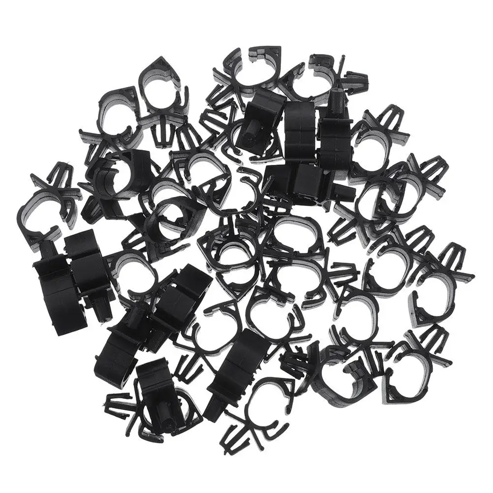 100Pcs Automotive Cord Clips High Capacity Wire Holder Clips for Car Truck Bus Wiring Harness Secure Cable Management Solution