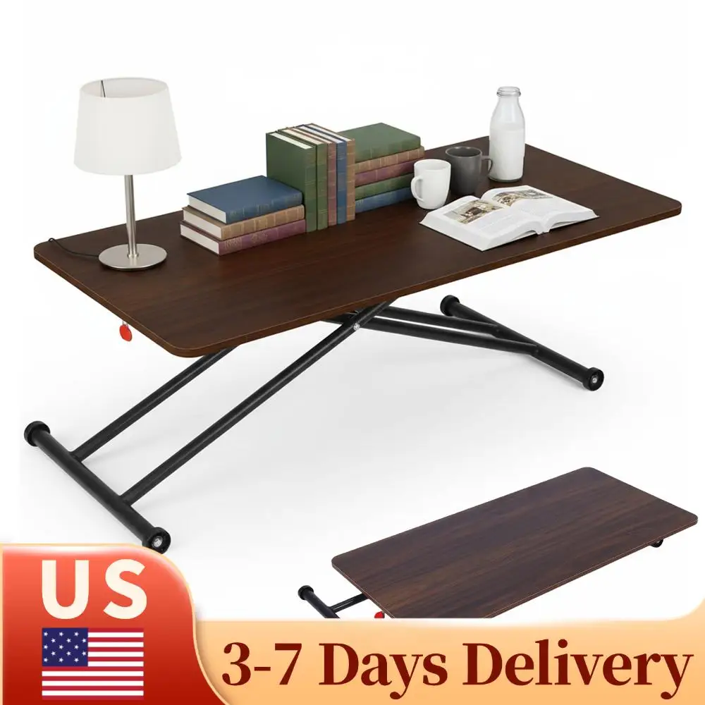 

Напольный чайный столик на колесиках, портативный деревянный современный кофейный столик для небольших помещений