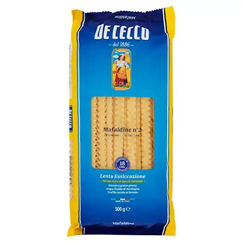 De Cecco - Maufaldine N 2, harde tarwesolina pasta-500g-[pack of 12]