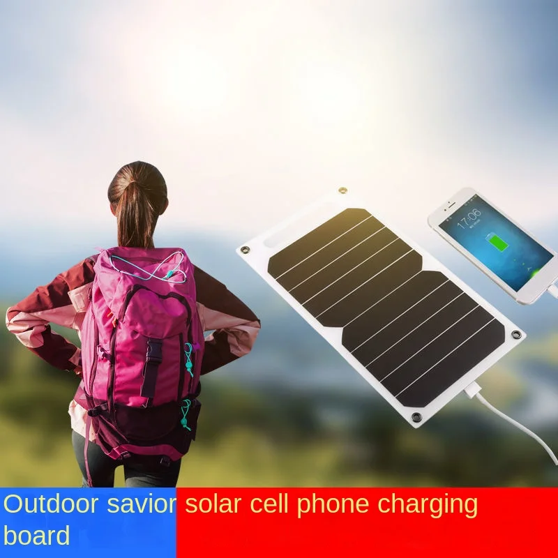 

2022 10w5v Solar Panel Kit Outdoor Travel Camping Portable Mobile Phone Charging Small Photovoltaic Board USB Regulator