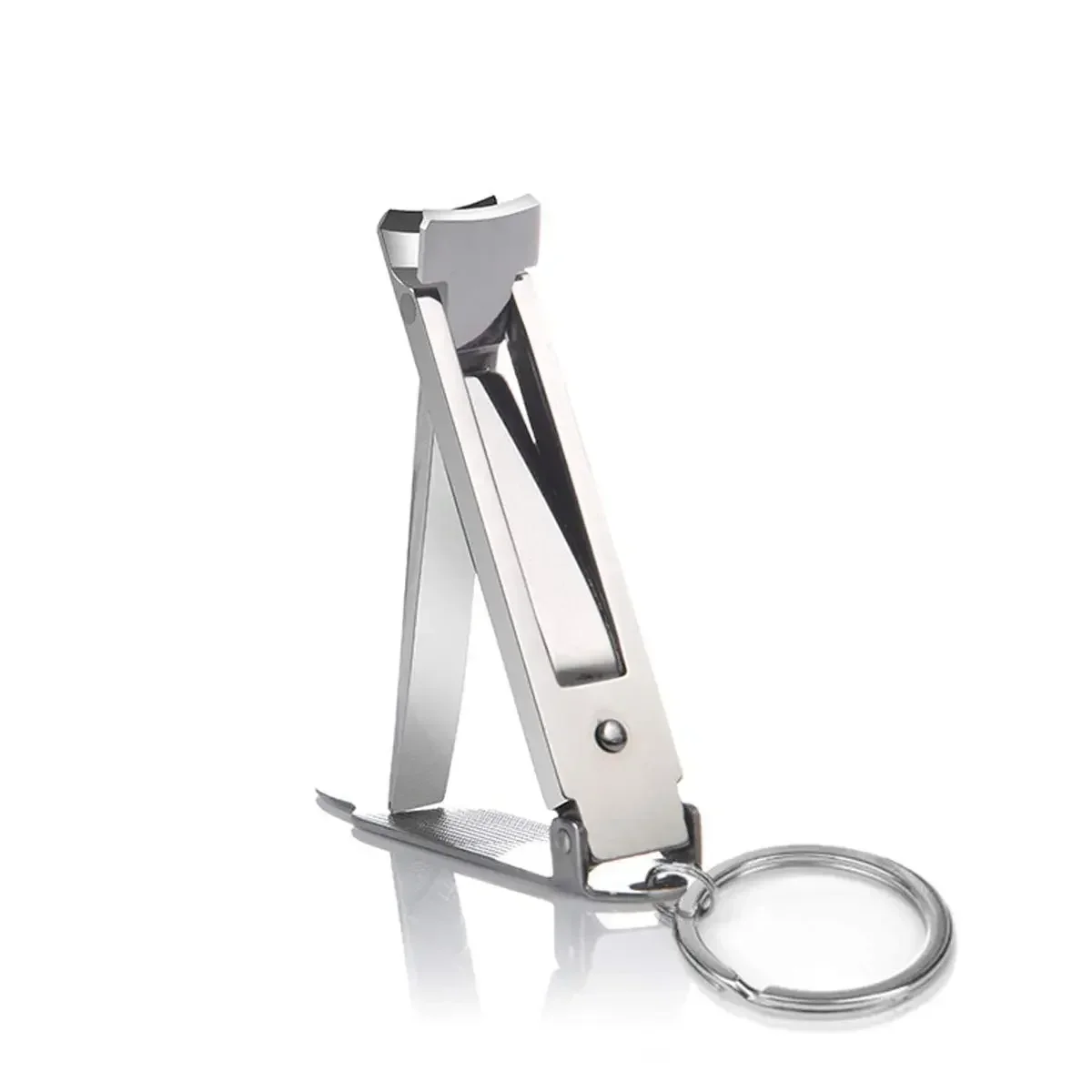 0,5 cm ultradünne Nagelknipser, tragbar, faltbar, multifunktional, Nagelknipser, Zange zum Entfernen von Hornhaut, Nagelwerkzeug – Detail 1