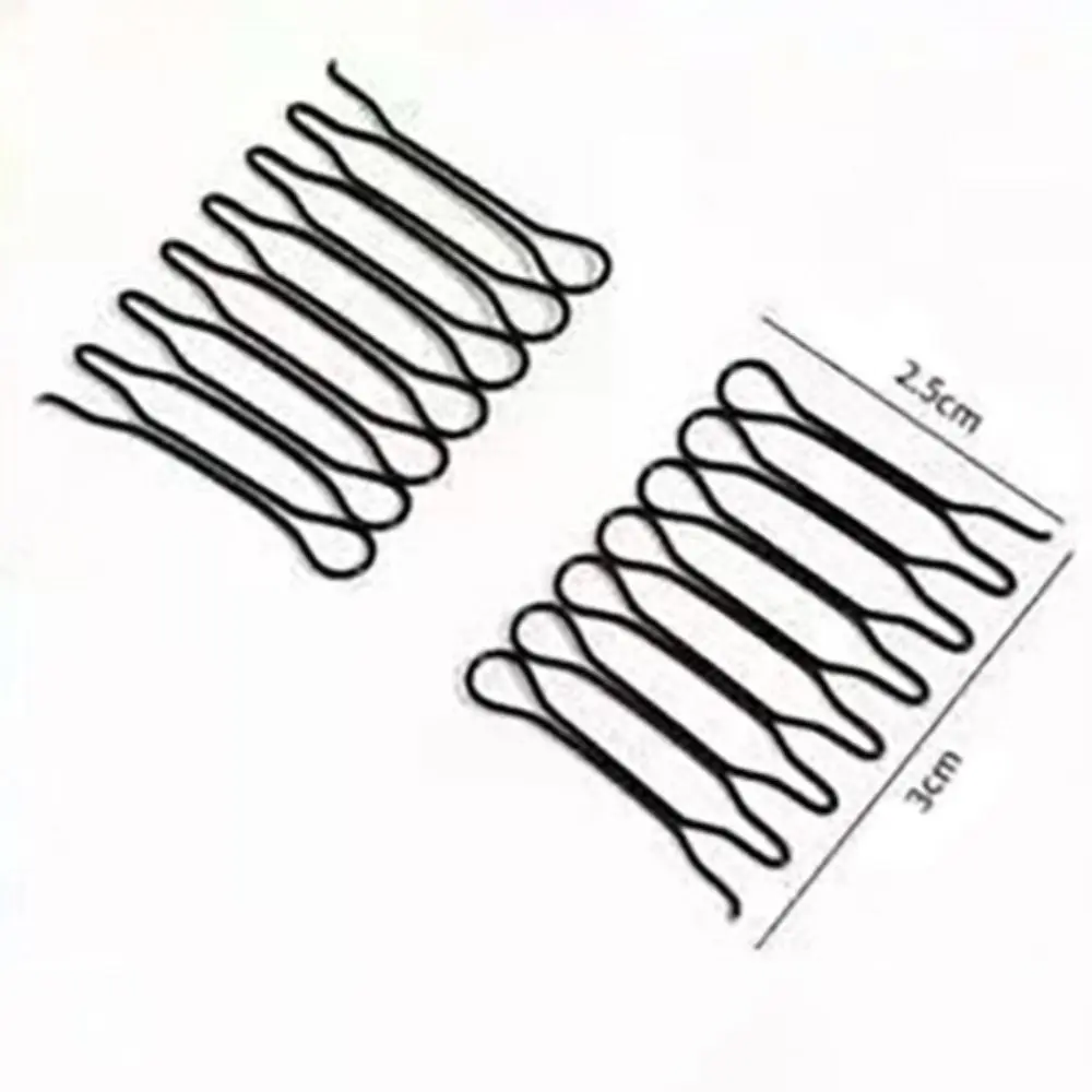 Roll Curve Needle Invisible Hairpin Invisible Design Tiara Style Broken Hair Hairpin Bangs Fixed Insert Comb Bangs Fixing