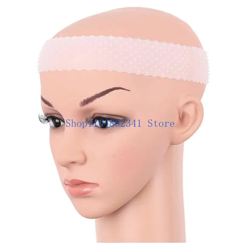 5asd シリコーンかつらバンド滑り止め弾性ヘッドバンド安全なグリップかつらかつら固定