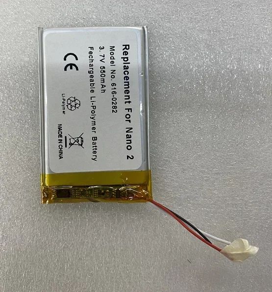 Per iPod MP3 Li-Polymer Ricaricabile Nano 2 616-0282