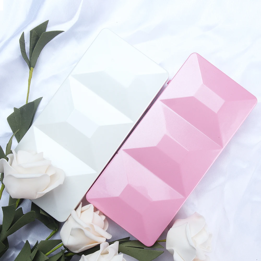 SeamiArt, 1 unidad, tamaño grande, esmalte de imitación, paleta de viaje de diamante, caja vacía, estuche de repuesto para pintura de acuarela, subpaquete, suministros de arte