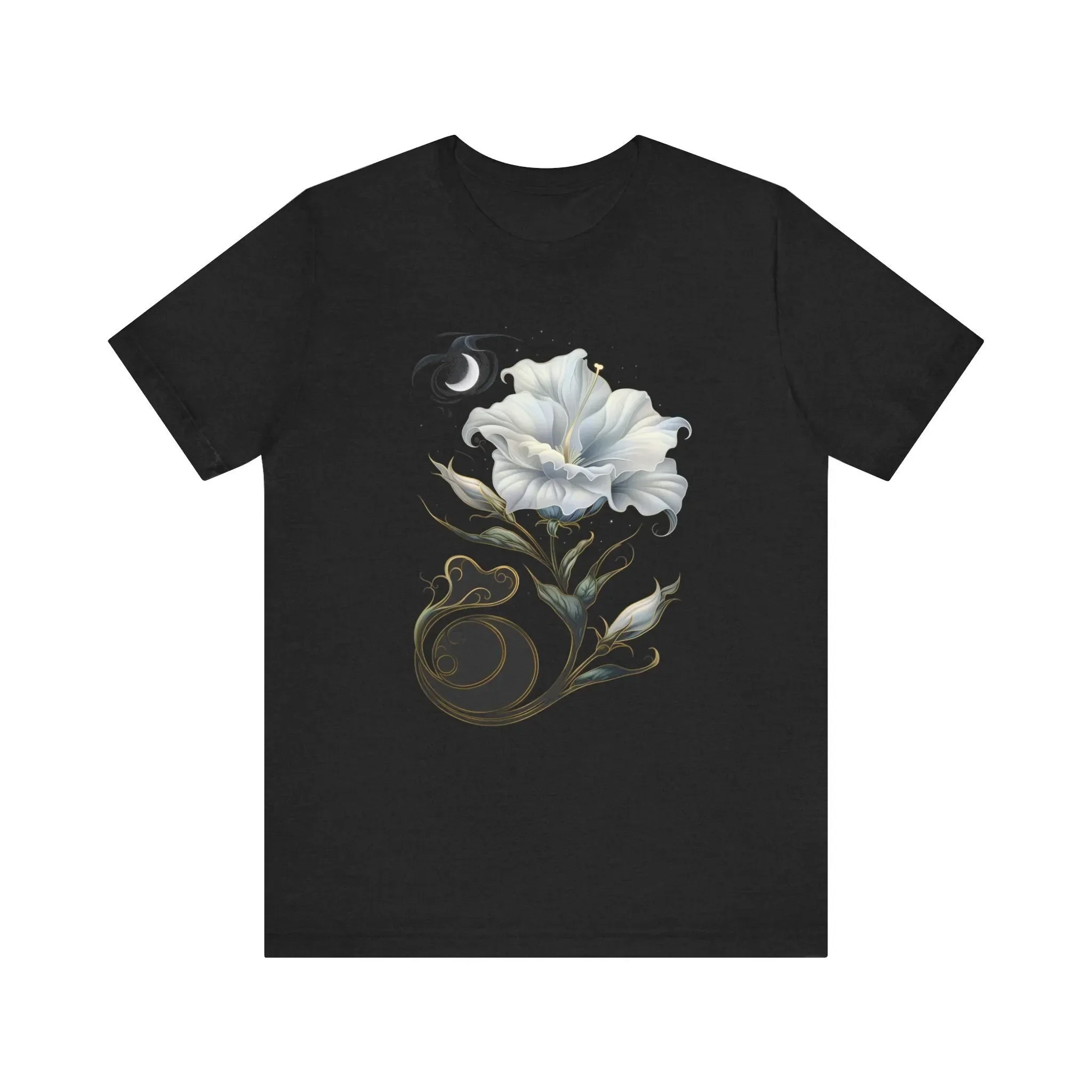 Moonflower Gardening at Night T Shirt