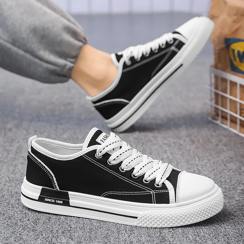 

2025 Summer New Youth Versatile Canvas Shoes Outdoor Student Campus Style Leisure Sports Fashion Skateboarding Shoes