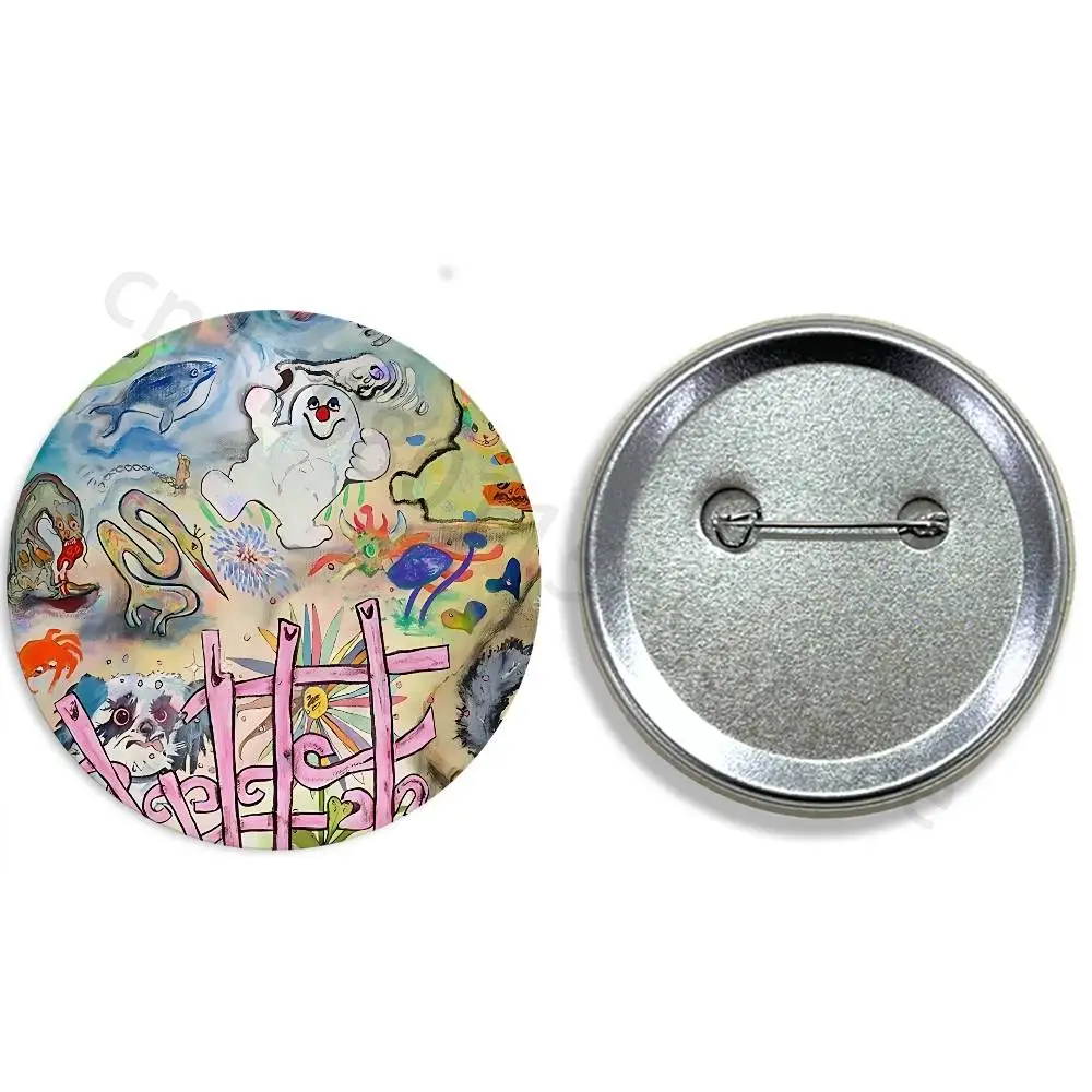 Bladee D-Drain Gang 333 Pins 58mm Cute Cartoon Badge Handmade Brooches for Backpack Accessories Jewelry Gifts