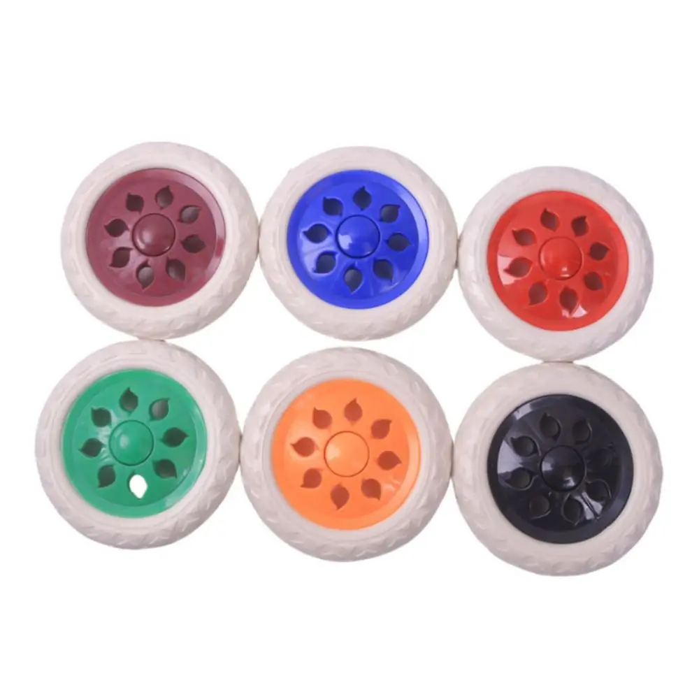 2Pcs Fashion EVA Shopping Cart Wheels 6.3Inch Flexible Travelling Trolley Caster Anti Slip Replacement Tire Wheel