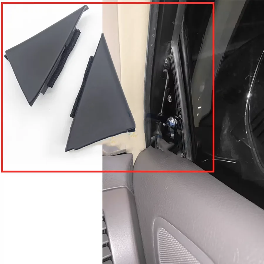 Wooeight 1Pc Door Inner Triangle Cover Front Window Inside Cap 67492-60080/67491-60080 For Toyota Land Cruiser LC120 2003-2009