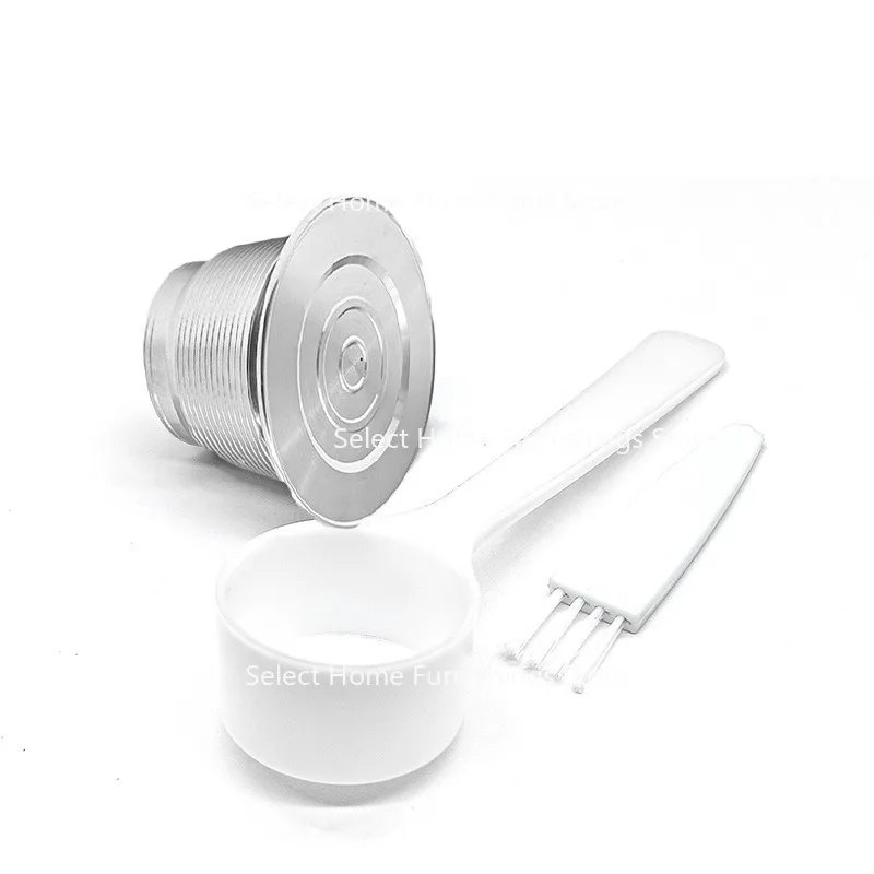 

Подходит для кофейных капсул Nestle с повторяющимся корпусом из нержавеющей стали. Корпус капсулы из нержавеющей стали для вторичной переработки своими руками.