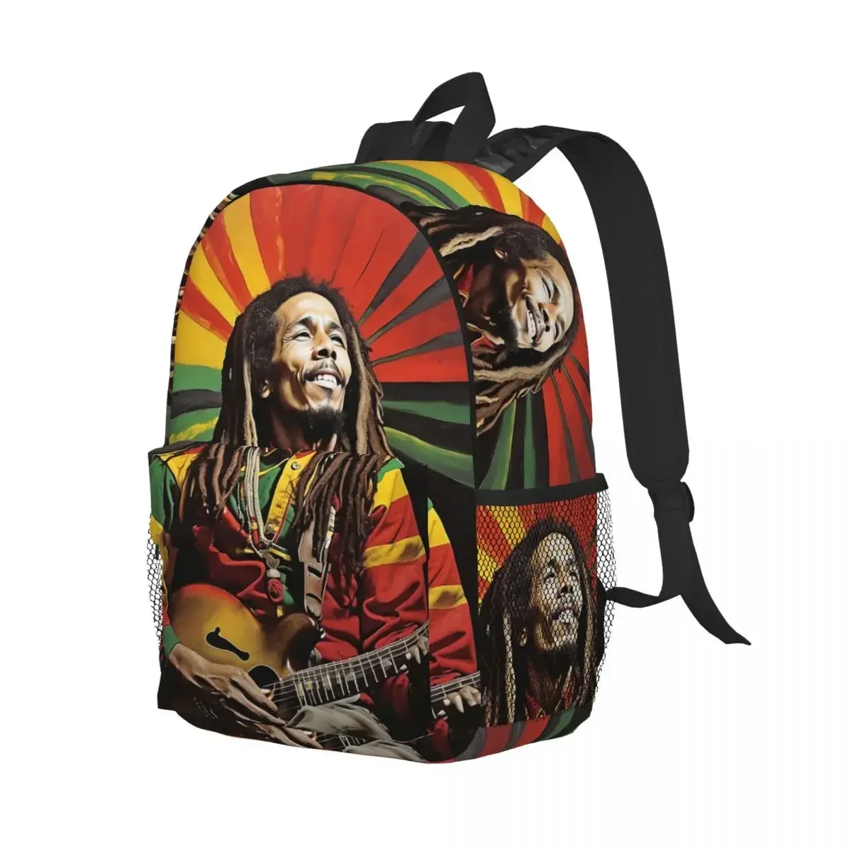 

Рюкзак Bob Marley Singer Reggae, студенческая сумка для книг для мальчиков и девочек, детская школьная сумка, сумки на плечо для ноутбука для мужчин и женщин