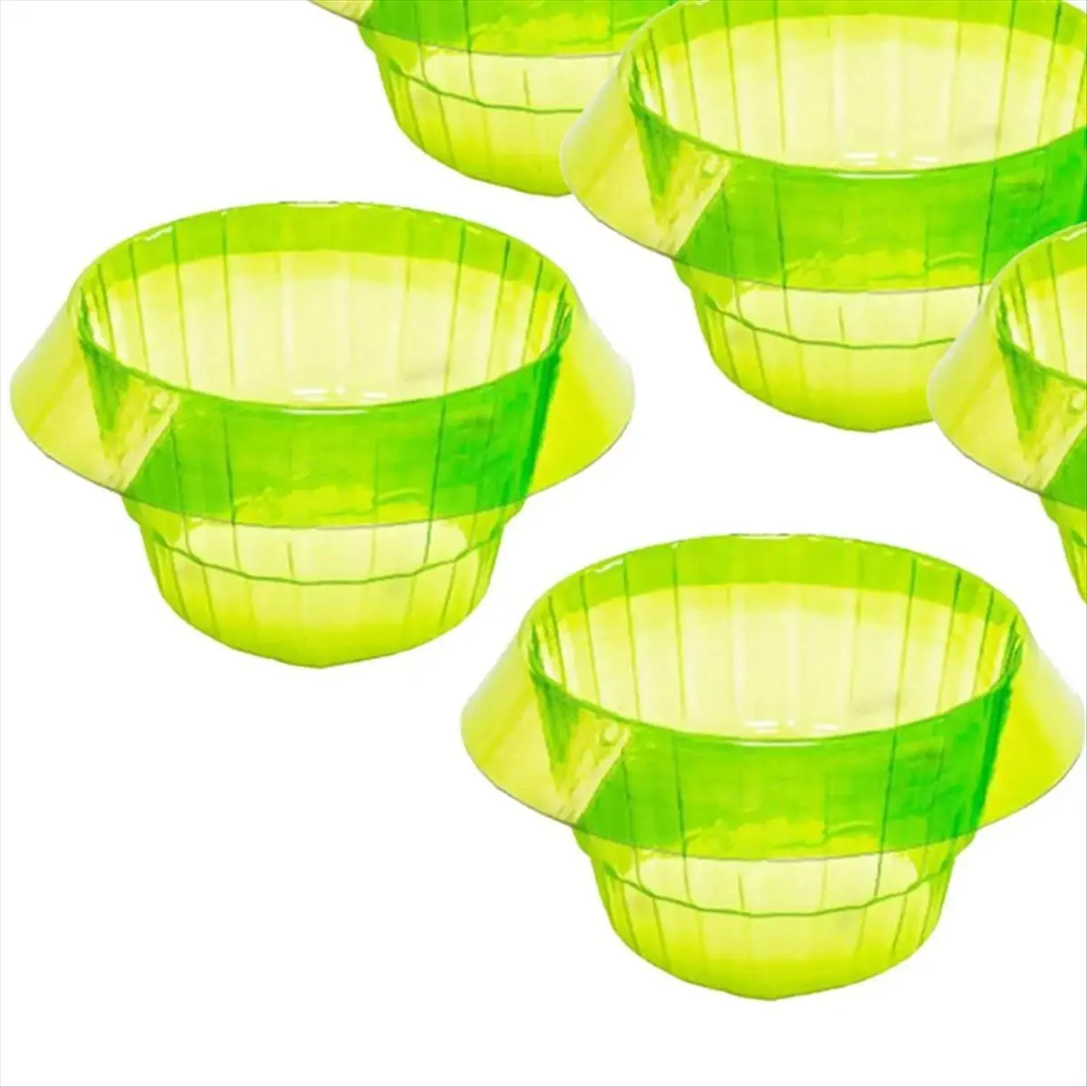 

6 Pieces Plants Snail Plant Protection Collars for Landscape Project Versatile,Vegetable Green Plant