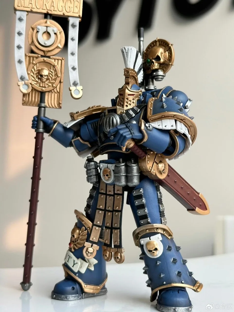 [IN STOCK] JOYTOY  Warhammer 30K 1/18 Action Figures Ultramarines Remus Ventanus Figure Model Collection Boy Gift Toy for Kid