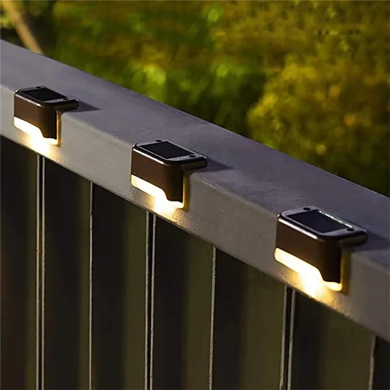 

ABFY-Outdoor Waterproof Solar Power Garden Lamps For Fence Yard Patio Pathwa Fence Light
