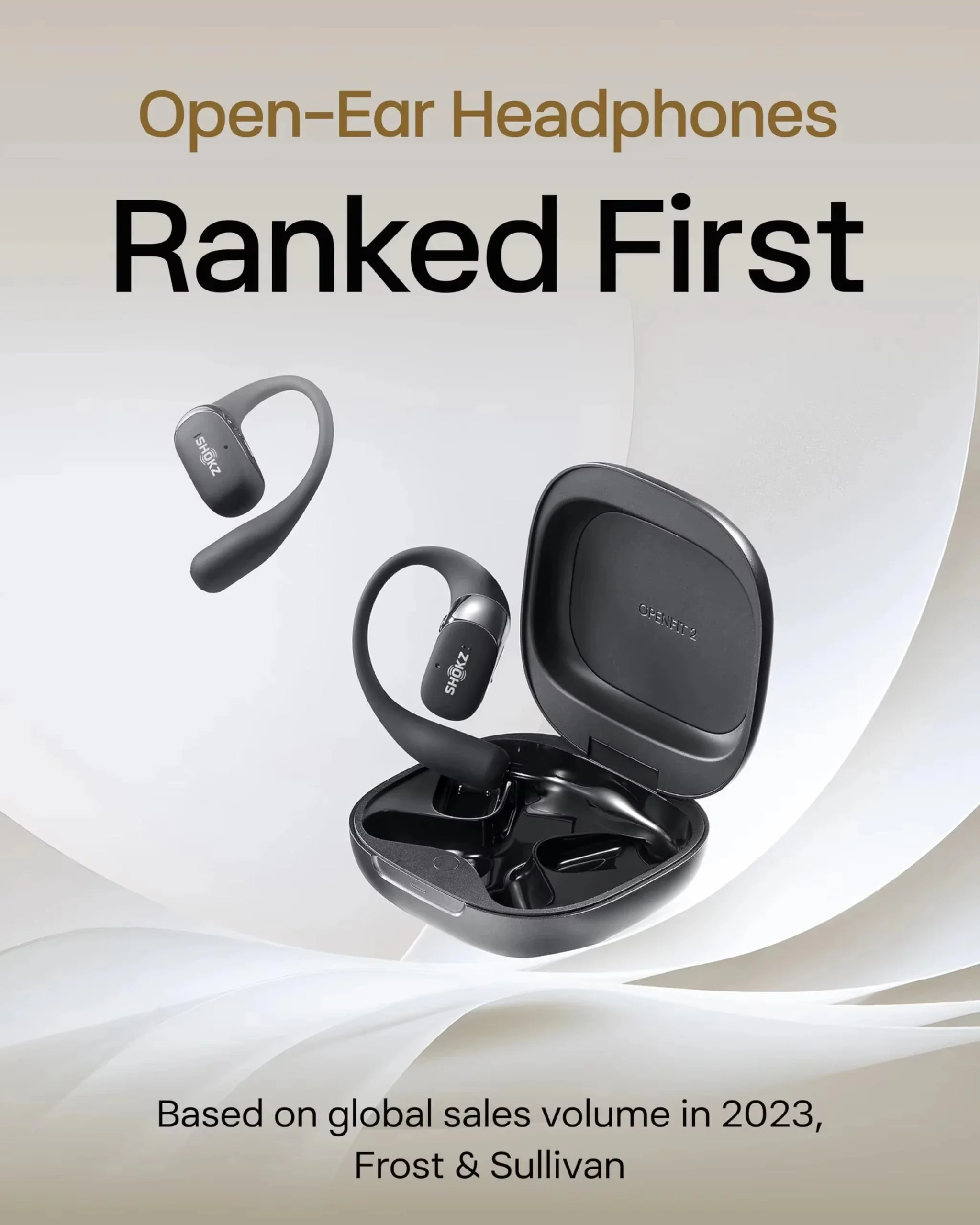 Shokz OpenFit 2 T920 Open Headsets Hanging Ear Wireless Bluetooth Earphones With DualBoost Technology AI Noise Reduction Custom - Image 5