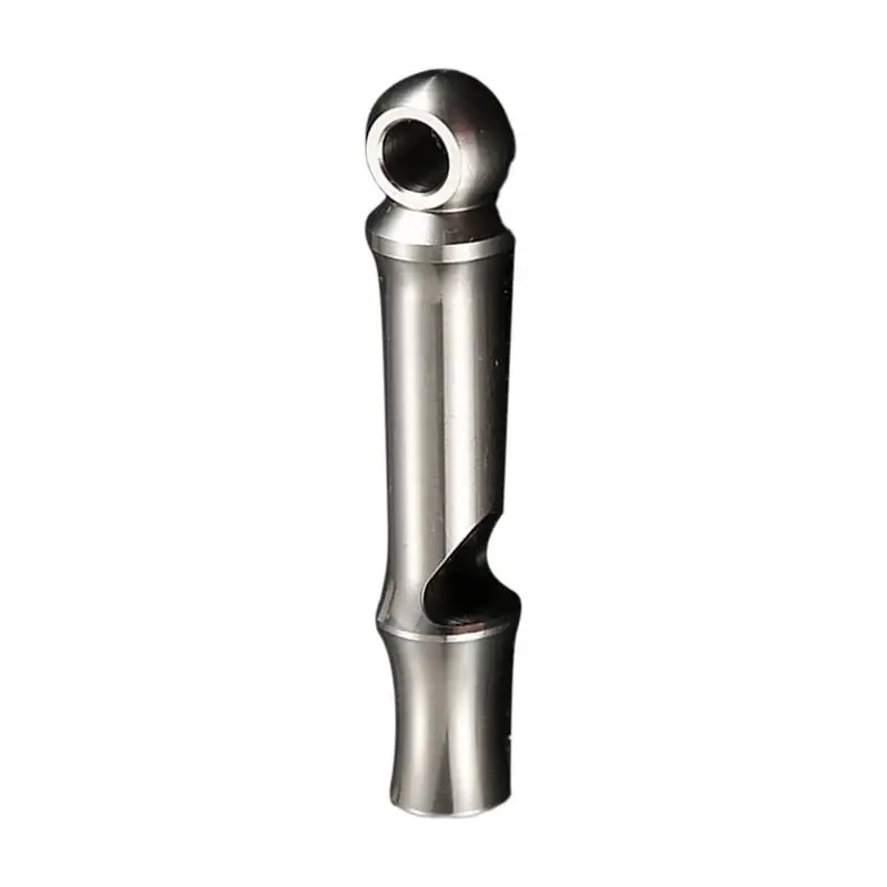 

Loud Waterproof Whistle Waterproof Single-Tube 120dB Whistle Impact Resistant Titanium Alloy Tool Lightweight Loud Whistles For