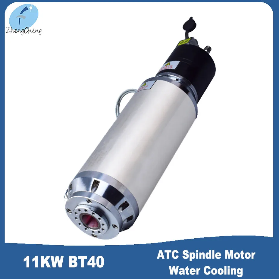 

NEWly Automatic Tool change Spindle Pneumatic Water Cooling Spindle Motor ATC 220V 380V For Engraving Milling Metal 11KW BT40